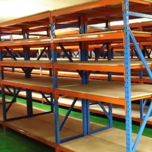 倉庫儲存層闆式物料架