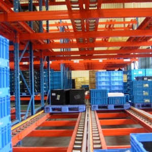 重力自滑式貨架供應